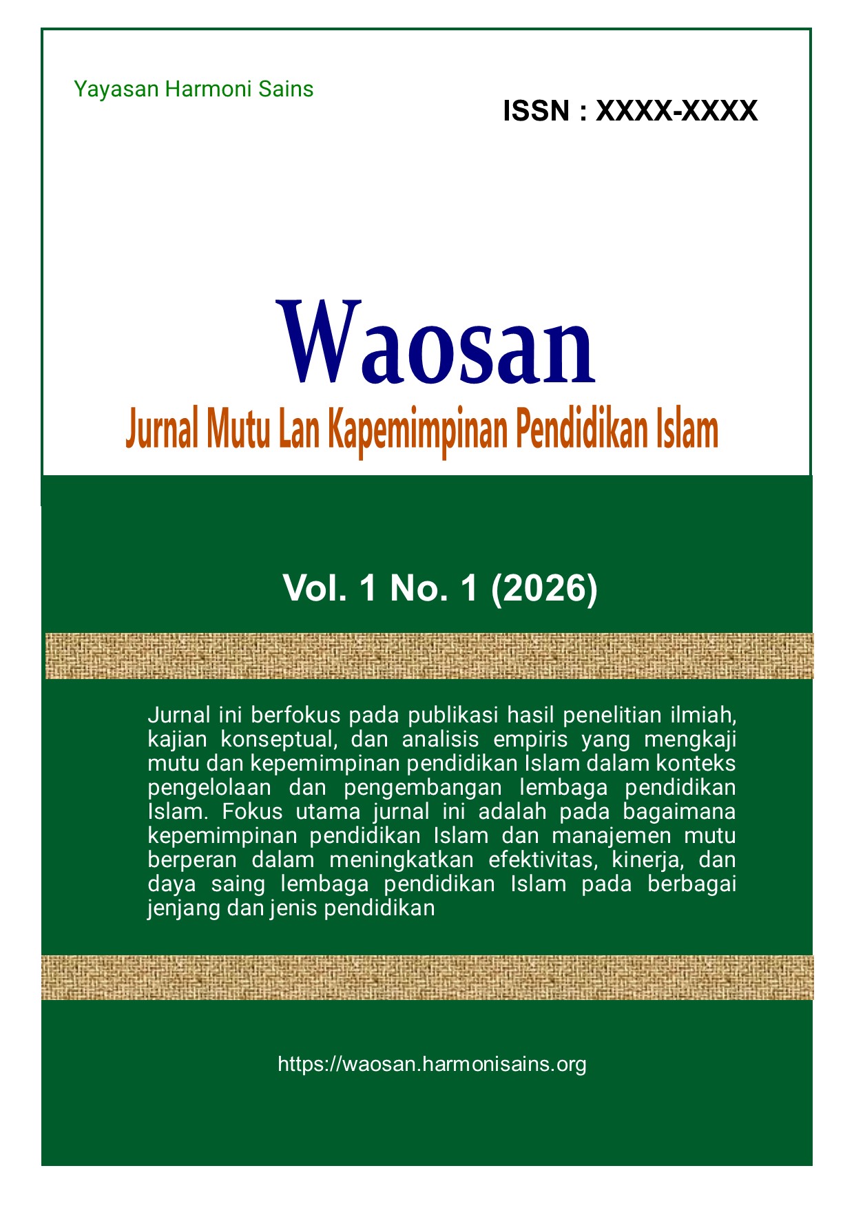 					View Vol. 1 No. 1 (2026)
				